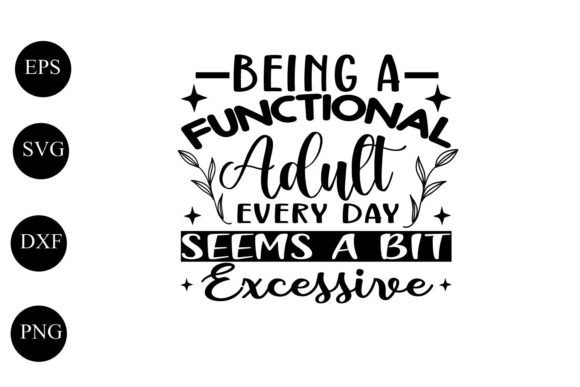 Being a Functional Adult Every Day Embroidery Design Review