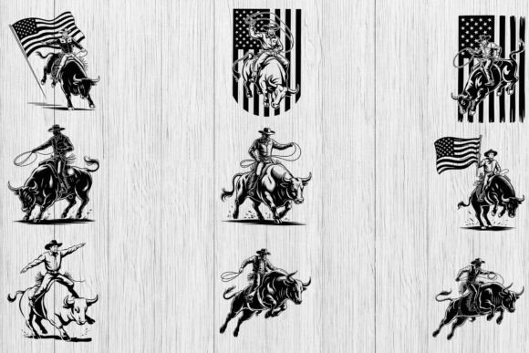 Bull Rider SVG Bundle Review: A Western Embroidery Staple