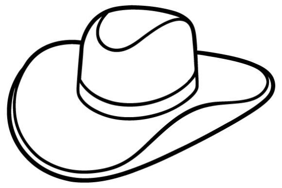 Cowboy Hat Line Art SVG Review: Practical Design for Real Embroidery Projects