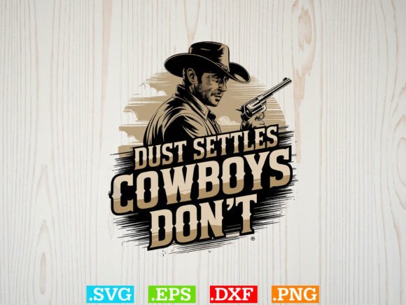 Dust Settles Cowboys Don’t T-shirt SVG Review