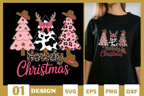 Howdy Christmas Western Cowgirl SVG Review for Real Projects