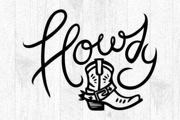 Howdy SVG Western Cowboy Boots Texas Design Review
