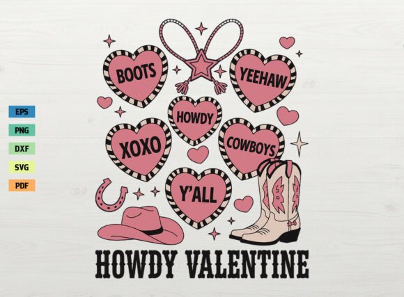 Howdy Valentine SVG Western Shirt Design Review