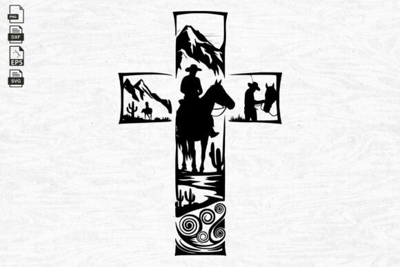 Review: Cowboy Cross, Praying Cowboy, Faith SVG for Real Embroidery Projects