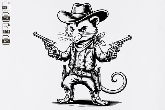 Wild West Opossum, Cowboy, Rodeo Svg Review: Practical Embroidery Design for Craft Projects
